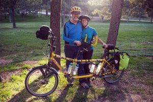 Dennis & Teresa with their yellow Global Venture