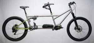 Symbiosis Full Suspension Tailwind Electric Assist Titanium Tandem