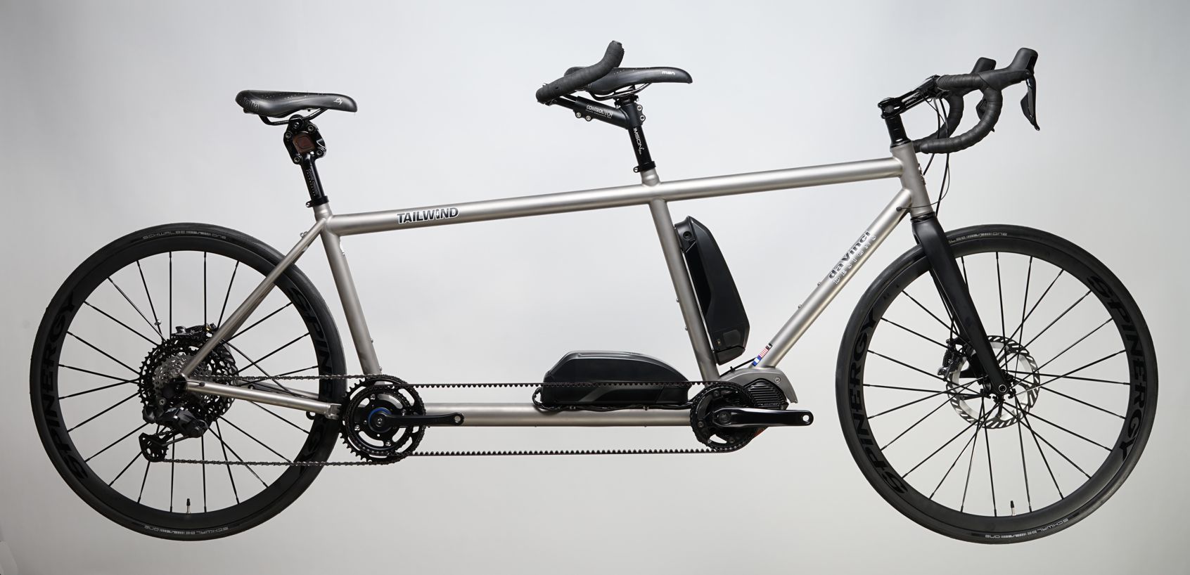 Titanium Tailwind Electric Assist E-Bike Tandem
