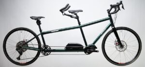 Tailwind electric assist tandem bicycle Magic Green