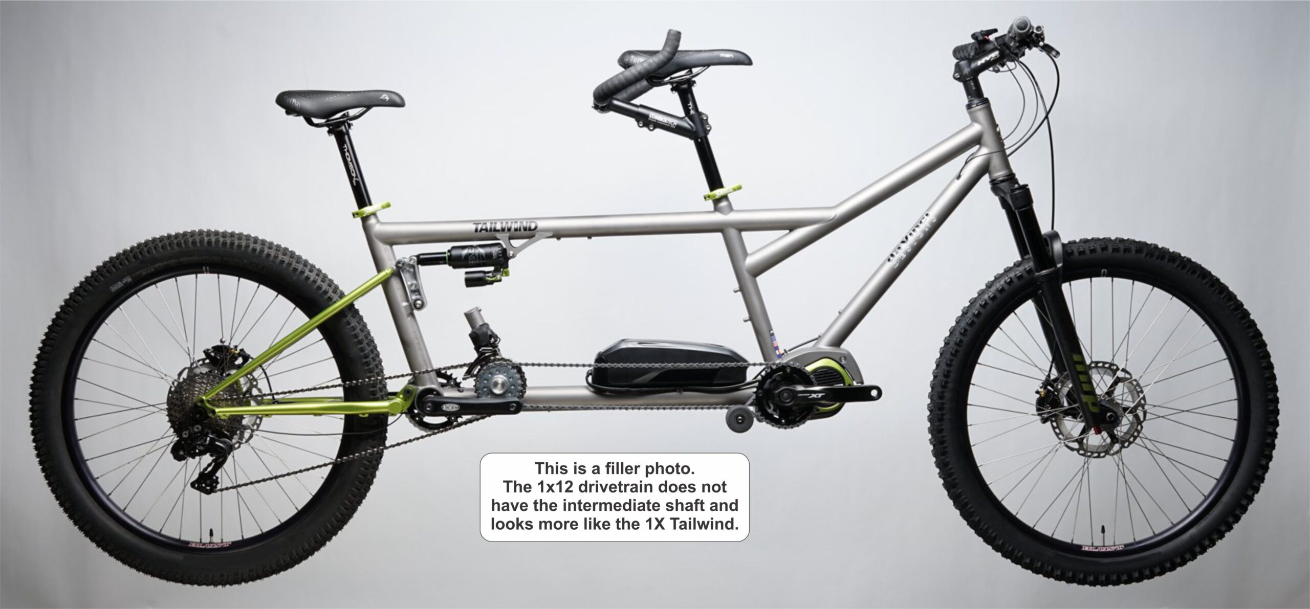 E-Symbiosis Full Suspension Electric Assist E-Bike Tandem